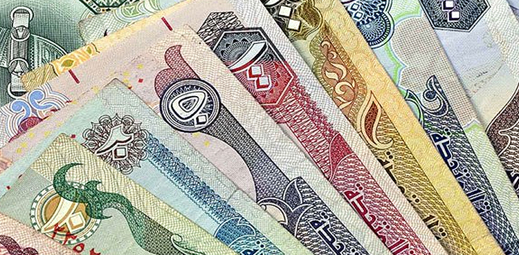 this image Dirham currency of UAE