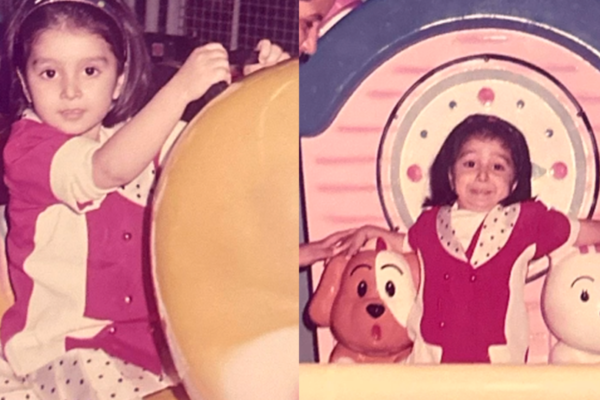 کیا آپ اس تصویر میں موجود ننھی، معصوم سی بچی کو پہچان سکتے ہیں؟ Ayeza Khan's childhood image